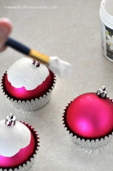 DIY Cupcake Christmas Ornaments - DIY Cupcake Christmas Ornaments -   19 diy Christmas esferas ideas