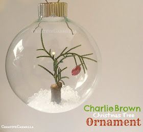 DIY Charlie Brown Christmas Ornament - DIY Charlie Brown Christmas Ornament -   19 diy Christmas esferas ideas