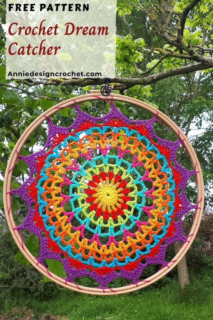 Crochet Dream Catcher Mandala - Crochet Dream Catcher Mandala -   19 diy Dream Catcher crochet ideas