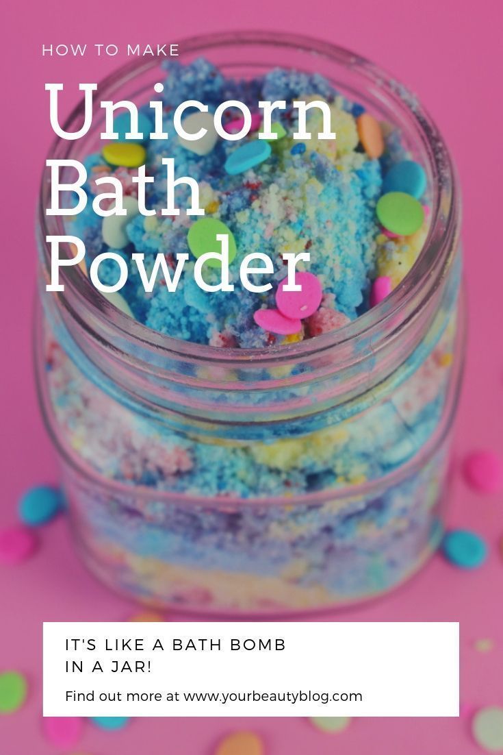 DIY Moisturizing Unicorn Bath Powder Recipe - DIY Moisturizing Unicorn Bath Powder Recipe -   19 diy Easy gifts ideas