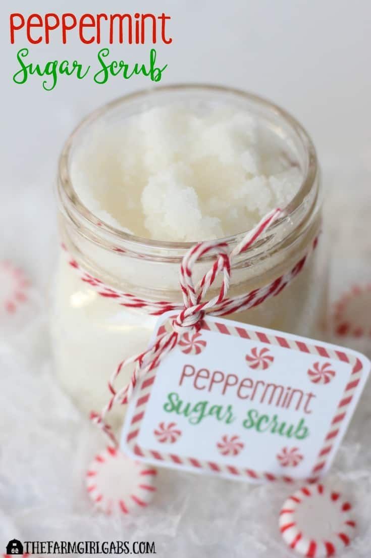 Peppermint Sugar Scrub - The Farm Girl Gabs® - Peppermint Sugar Scrub - The Farm Girl Gabs® -   19 diy Easy gifts ideas