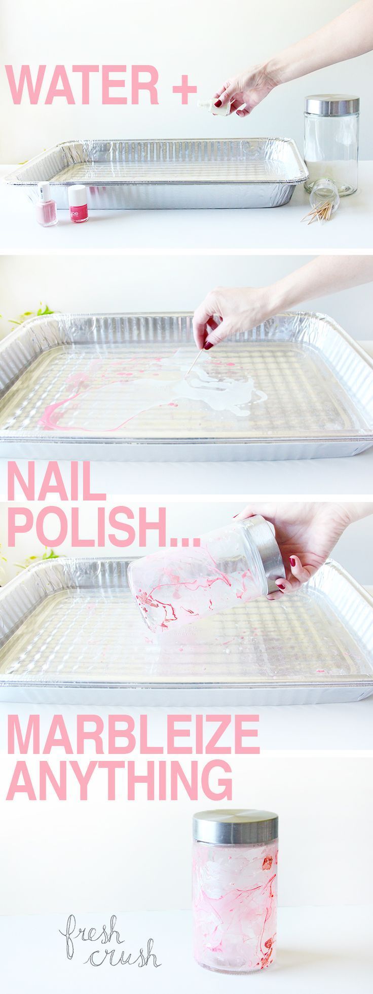 Marbling DIY with nail polish and water! - Marbling DIY with nail polish and water! -   19 diy Easy simple ideas