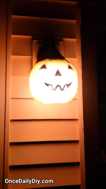 Halloween Pumpkin Bucket Light - Halloween Pumpkin Bucket Light -   19 diy Home Decor halloween ideas