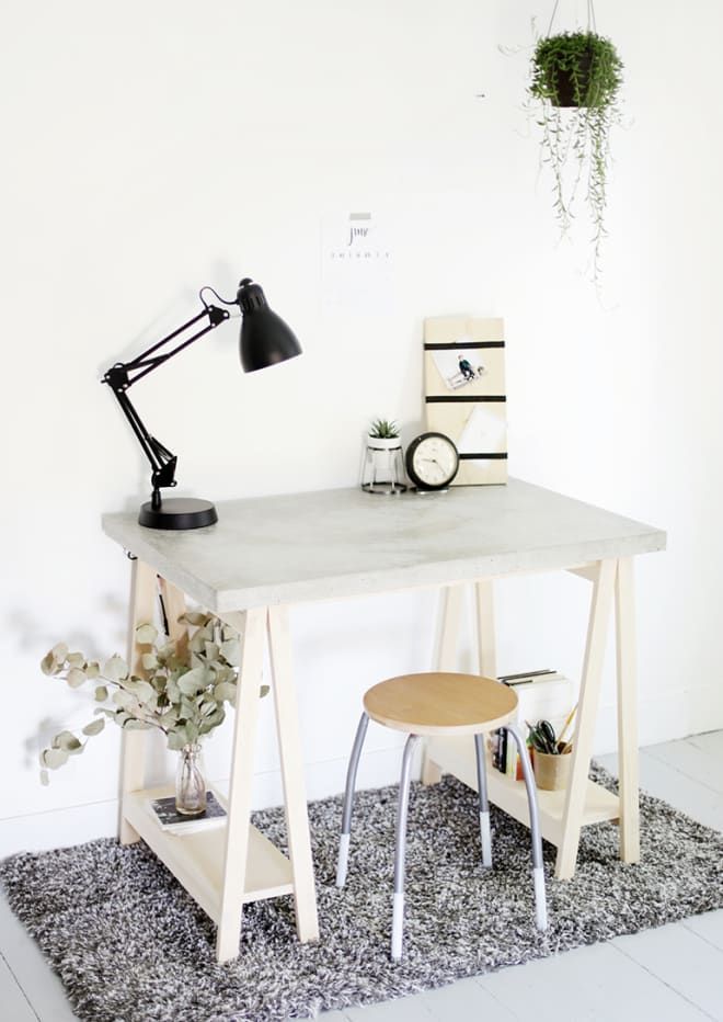 DIY Desk Ideas to Make Working from Home a Breeze - DIY Desk Ideas to Make Working from Home a Breeze -   19 diy Muebles escritorio ideas