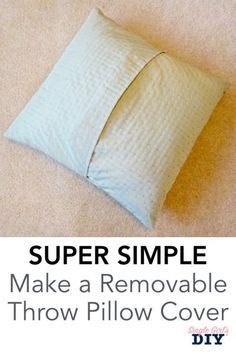 How to Make a Throw Pillow Cover in Six Simple Steps - How to Make a Throw Pillow Cover in Six Simple Steps -   19 diy Pillows case ideas