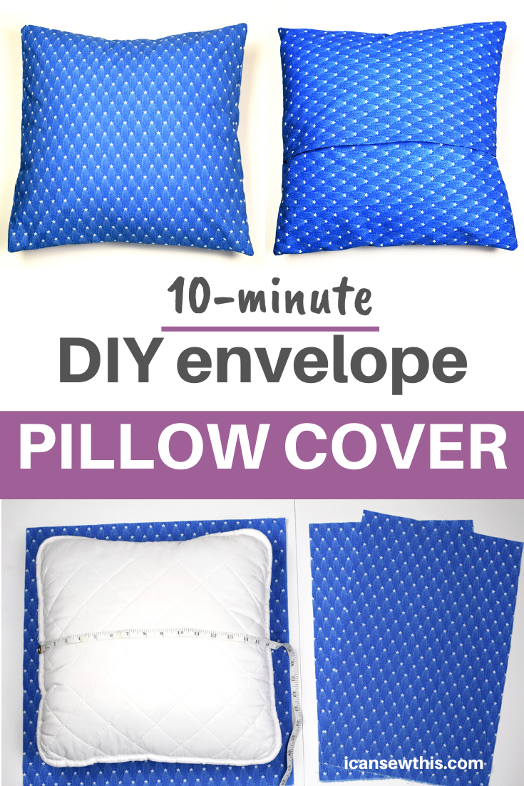How to quickly make an envelope pillow cover with a perfect fit - How to quickly make an envelope pillow cover with a perfect fit -   19 diy Pillows case ideas