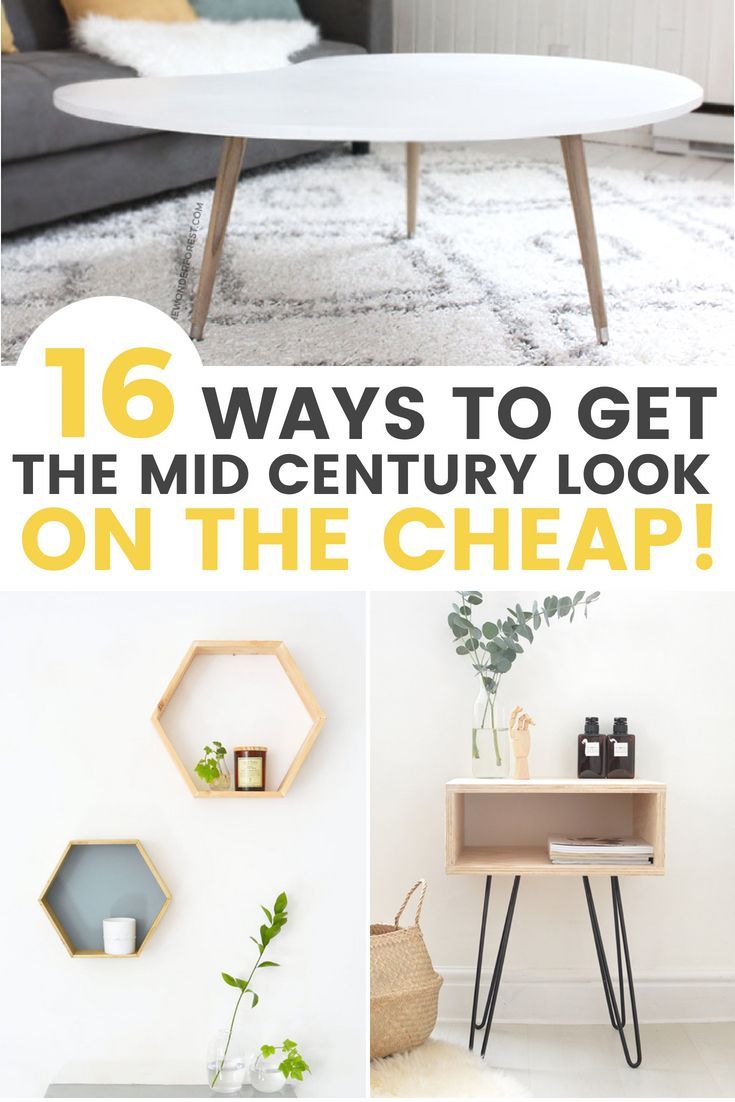 16 Affordable DIY Mid-Century Furniture Ideas That Will Inspire You • Grillo Designs - 16 Affordable DIY Mid-Century Furniture Ideas That Will Inspire You • Grillo Designs -   19 diy Room cheap ideas