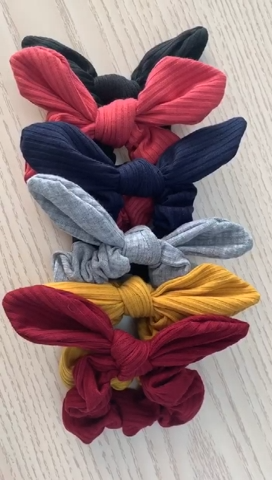 Hair Ties Scrunchies Elastics - Hair Ties Scrunchies Elastics -   19 diy Scrunchie knot ideas
