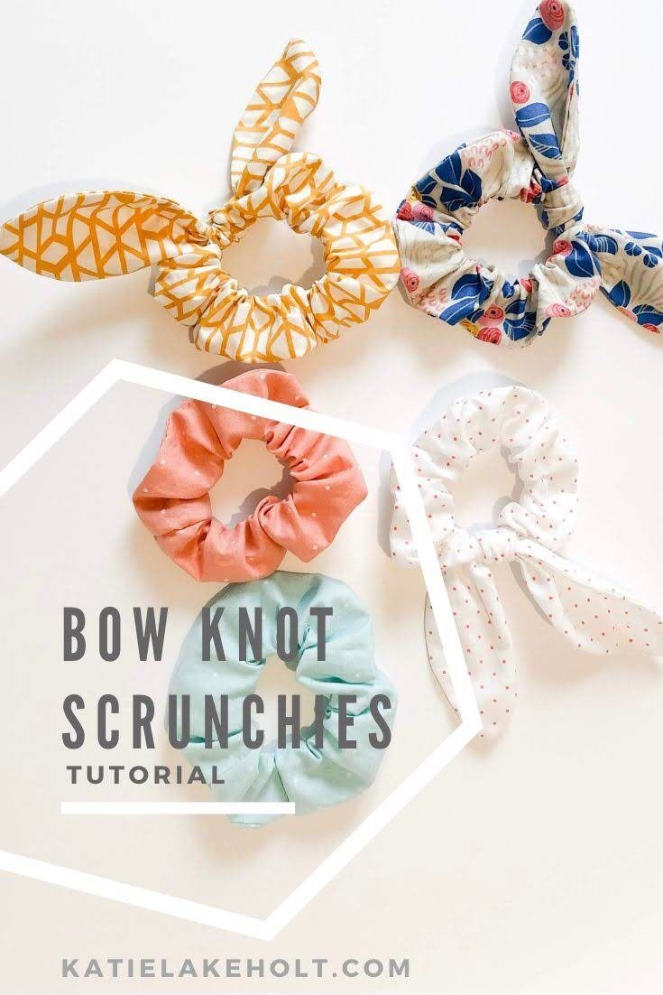 Bow Knot Scrunchie Tutorial - Bow Knot Scrunchie Tutorial -   19 diy Scrunchie knot ideas