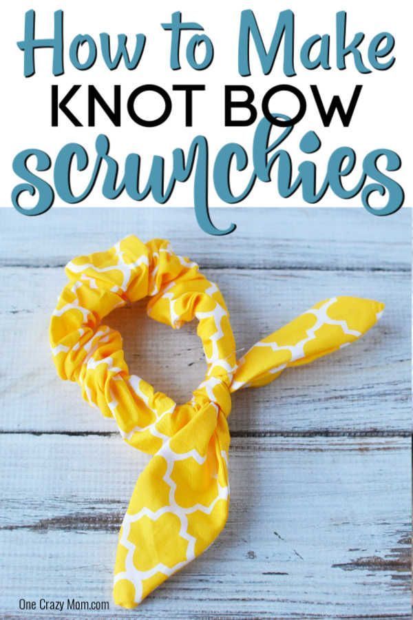 How to make a bow scrunchie - knot bow scrunchie diy - How to make a bow scrunchie - knot bow scrunchie diy -   19 diy Scrunchie knot ideas