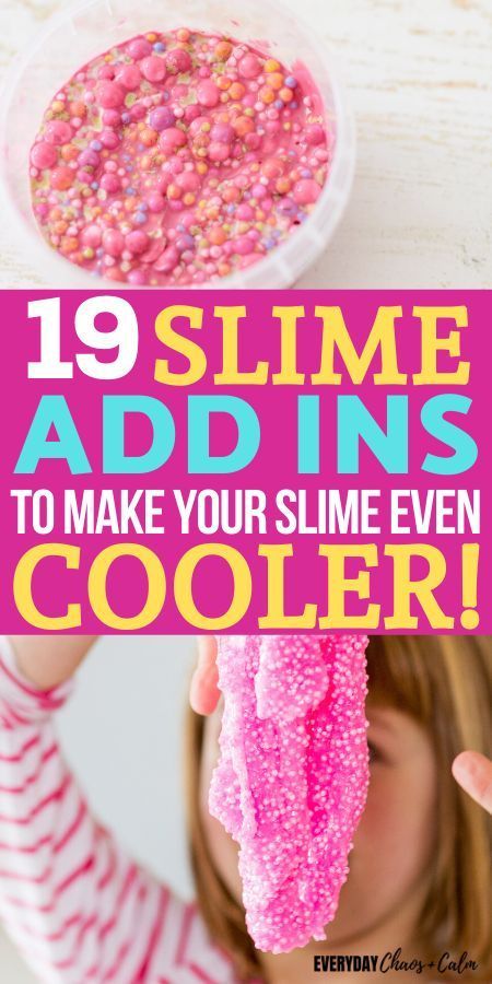 19 diy Slime add ins ideas