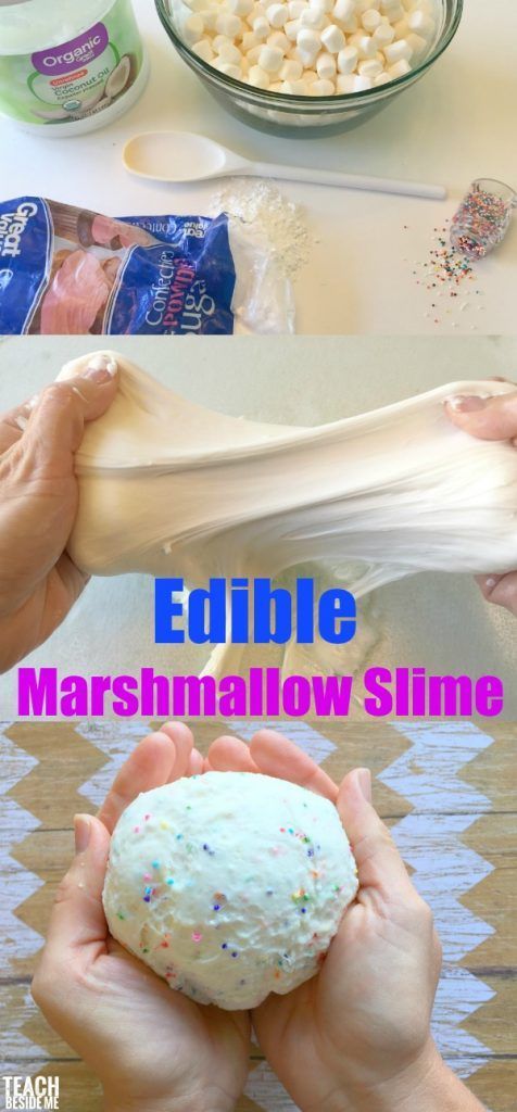 Edible Marshmallow Slime - Teach Beside Me - Edible Marshmallow Slime - Teach Beside Me -   19 diy Slime add ins ideas