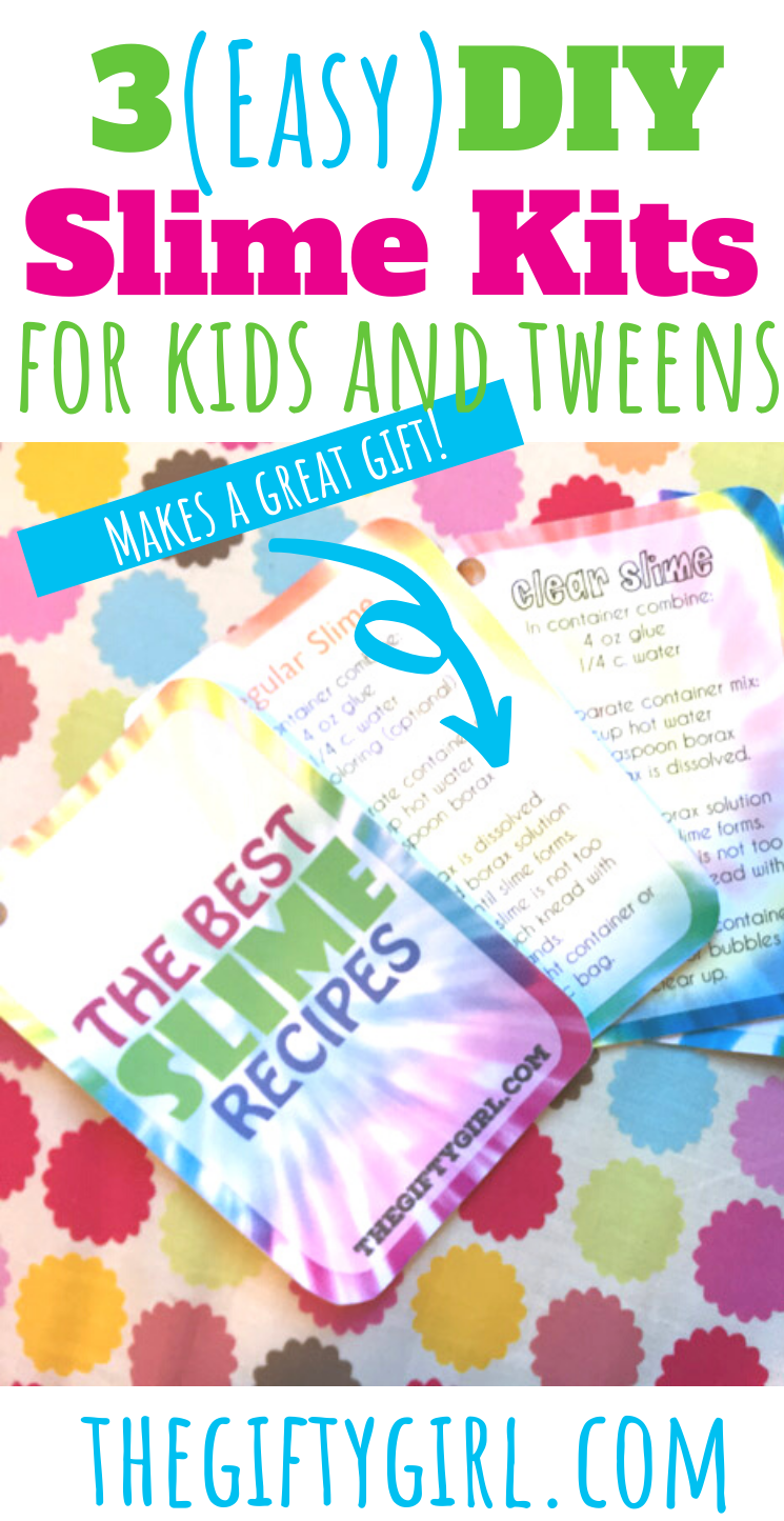 Easy to Make Slime Kit Gifts for Kids and Tweens - Easy to Make Slime Kit Gifts for Kids and Tweens -   19 diy Slime add ins ideas