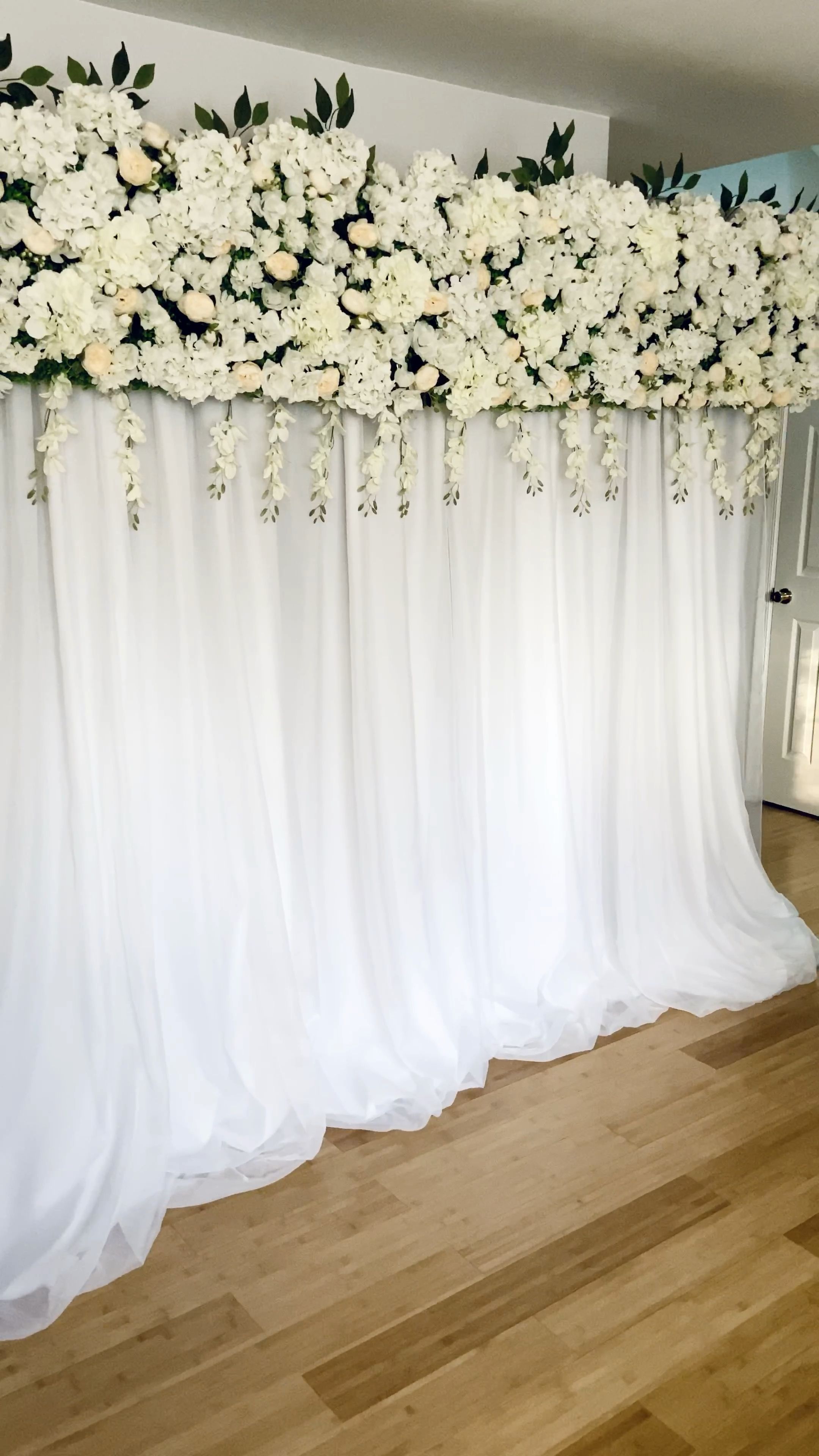 Silk Floral Backdrop - Silk Floral Backdrop -   19 diy Wedding backdrop ideas