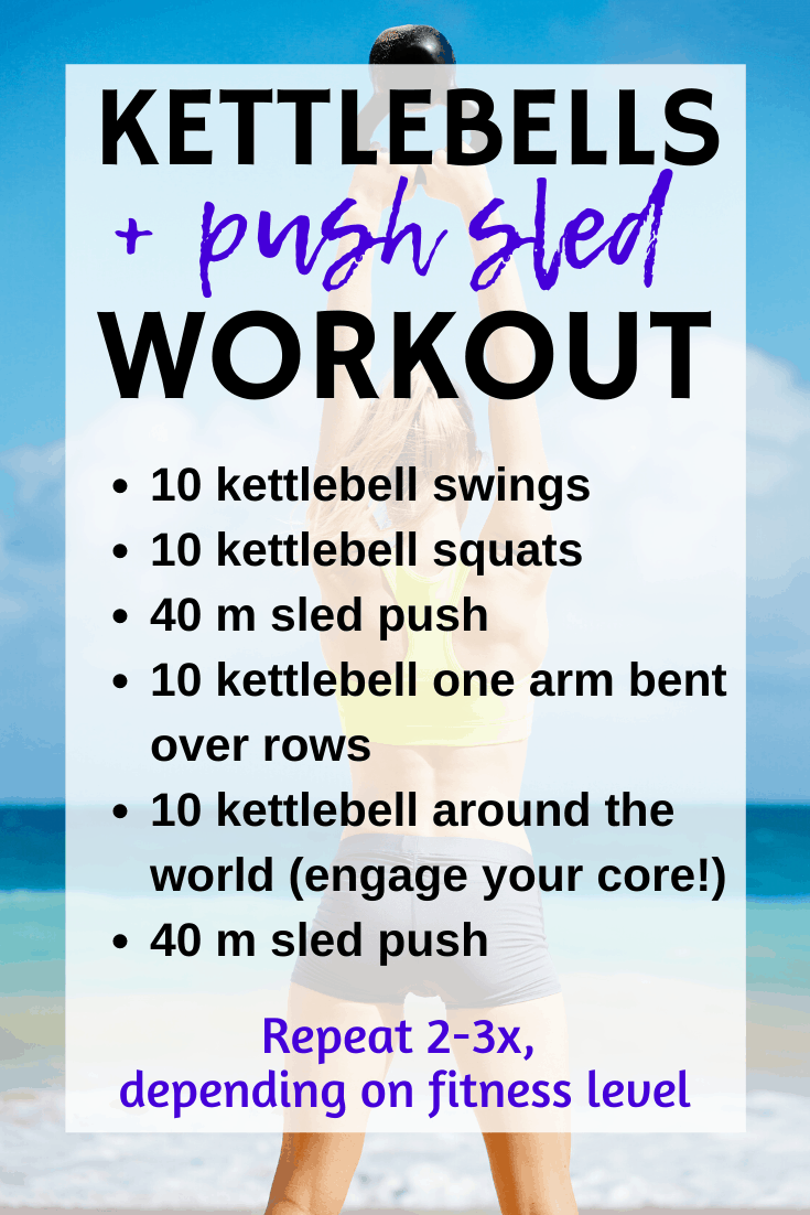 Kettlebell and Sled Workout - Kettlebell and Sled Workout -   19 fitness Equipment workout ideas