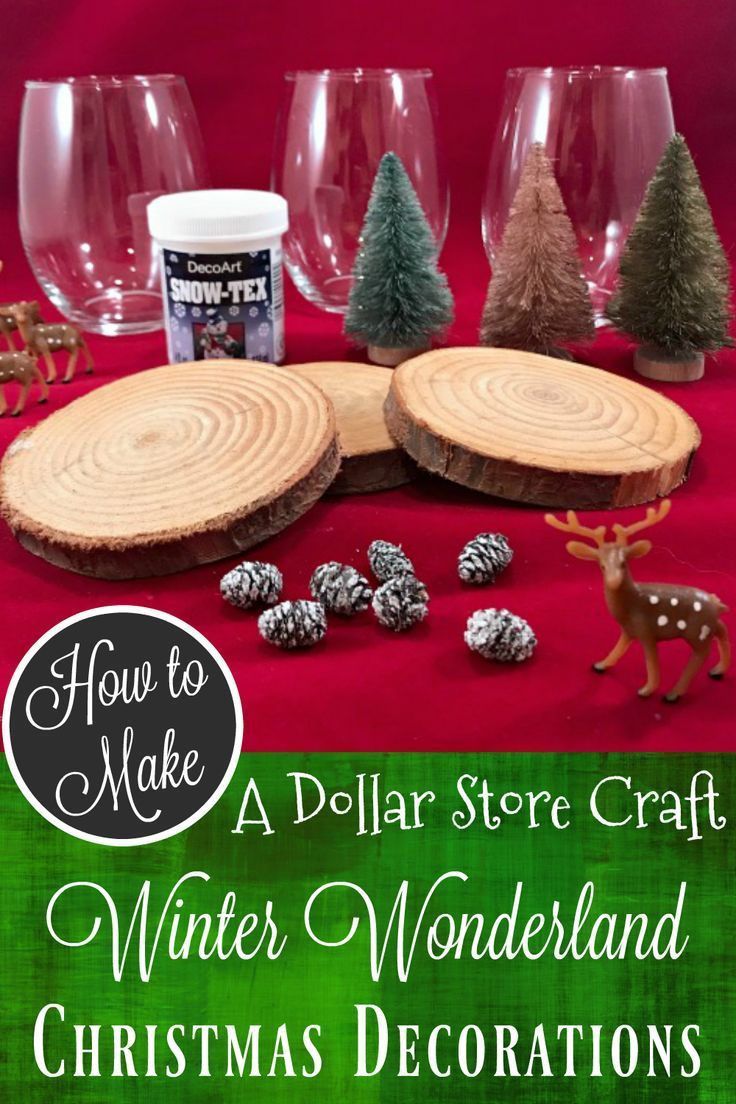 How to Make a Wine Glass Woodland Wonderland DIY - How to Make a Wine Glass Woodland Wonderland DIY -   19 inexpensive diy Christmas Decorations ideas