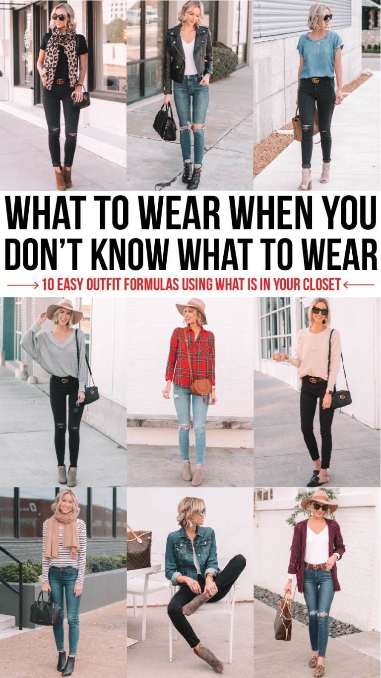 What to Wear When You Don't Know What to Wear - 10 Easy Outfit Formulas Using What's in Your Closet - Straight A Style - What to Wear When You Don't Know What to Wear - 10 Easy Outfit Formulas Using What's in Your Closet - Straight A Style -   19 style Casual shoes ideas