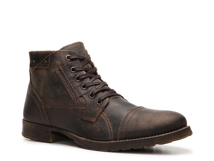 Men Brosus Cap Toe Boot -Brown - Men Brosus Cap Toe Boot -Brown -   19 style Mens shoes ideas