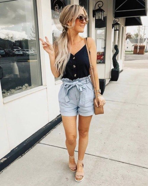 7 Perfect Summer Shorts Outfit Ideas for Every Style - DIY Darlin' - 7 Perfect Summer Shorts Outfit Ideas for Every Style - DIY Darlin' -   19 style Summer mom ideas