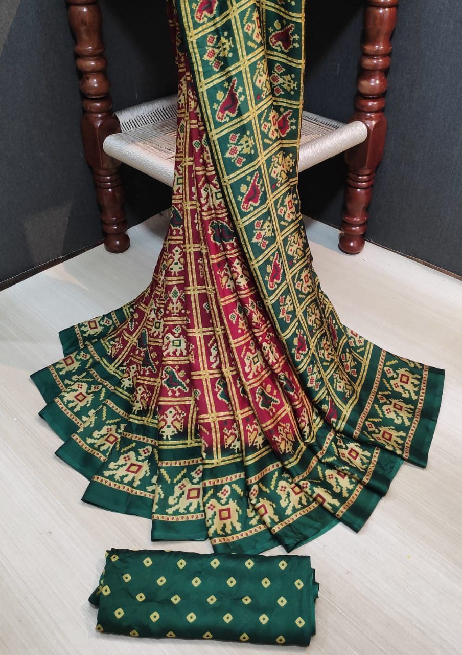 Beautiful soft Bandhej saree with beautiful print for women | Etsy - Beautiful soft Bandhej saree with beautiful print for women | Etsy -   19 style Women indian ideas