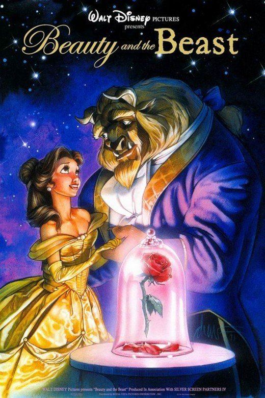 Animation 1990-1999 - 100 Years of Movie Posters - 55 - Animation 1990-1999 - 100 Years of Movie Posters - 55 -   20 beauty And The Beast animated ideas