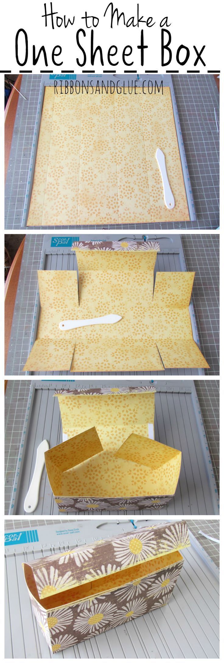 How to make a One Sheet Gift Box - How to make a One Sheet Gift Box -   20 diy Box for cookies ideas