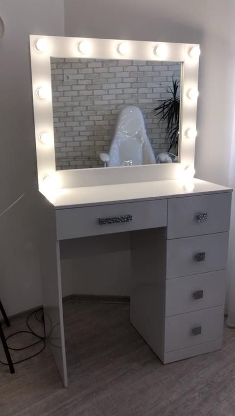 Стол для макияжа | гримерный столик | hollywood mirror - Стол для макияжа | гримерный столик | hollywood mirror -   21 beauty Room videos ideas