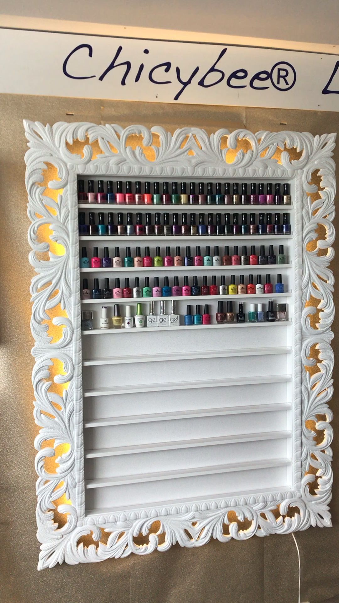 Glamourous nail polish rack - Glamourous nail polish rack -   21 beauty Room videos ideas