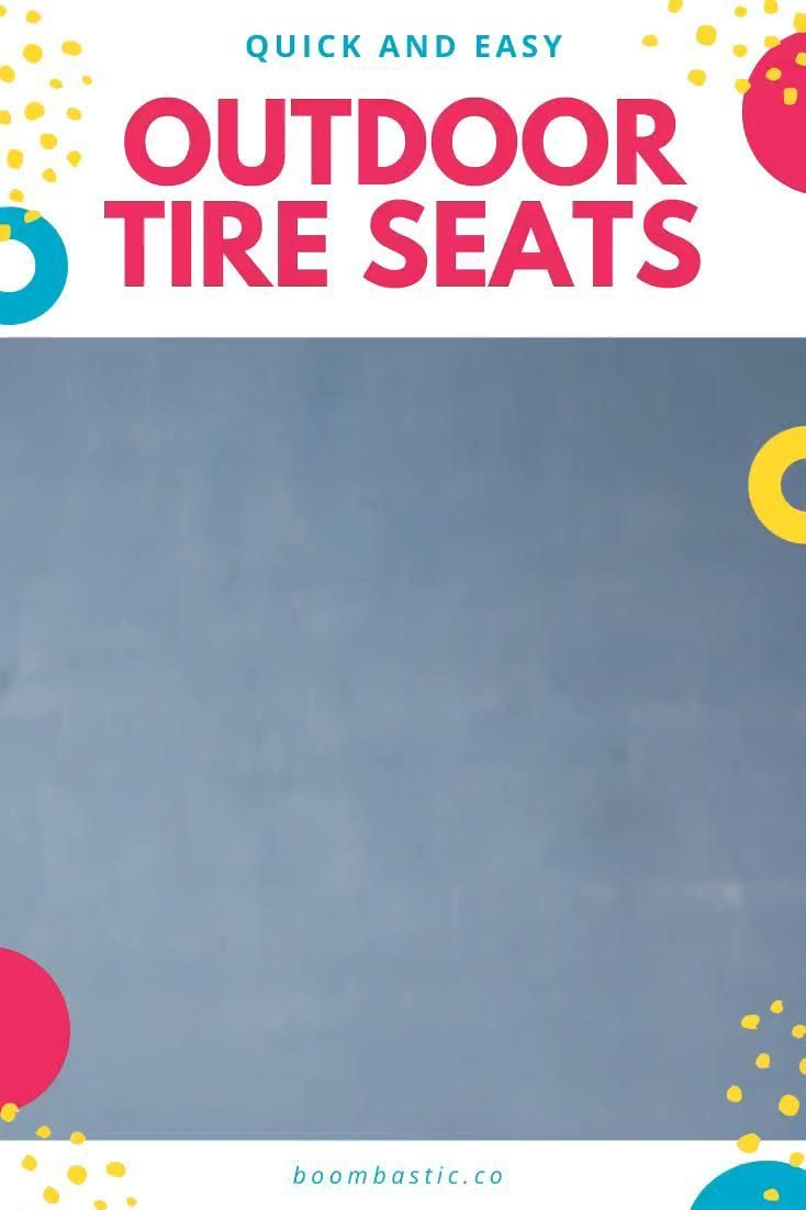 Outdoor Tire Seats - Outdoor Tire Seats -   21 diy Videos garden ideas