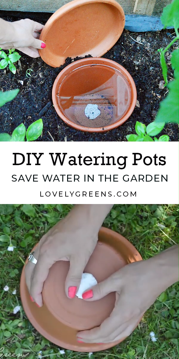 Save water in the garden with DIY Watering Pots - Save water in the garden with DIY Watering Pots -   21 diy Videos garden ideas
