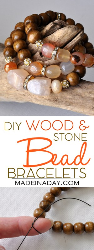 22 diy Bracelets stone ideas