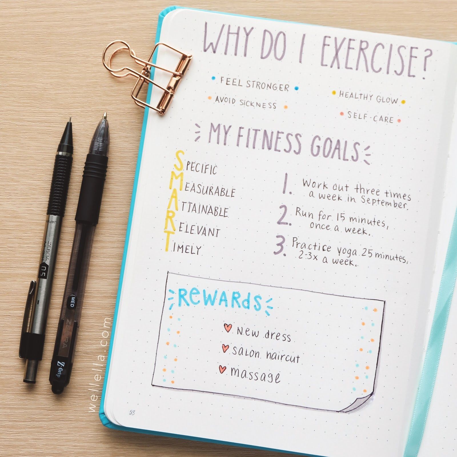 Fitness Bullet Journal Page Ideas To Help You Track Your Exercise Goals In 2020 | Wellella Bullet Journal Ideas & Planner Printables - Fitness Bullet Journal Page Ideas To Help You Track Your Exercise Goals In 2020 | Wellella Bullet Journal Ideas & Planner Printables -   22 fitness Journal bullet ideas
