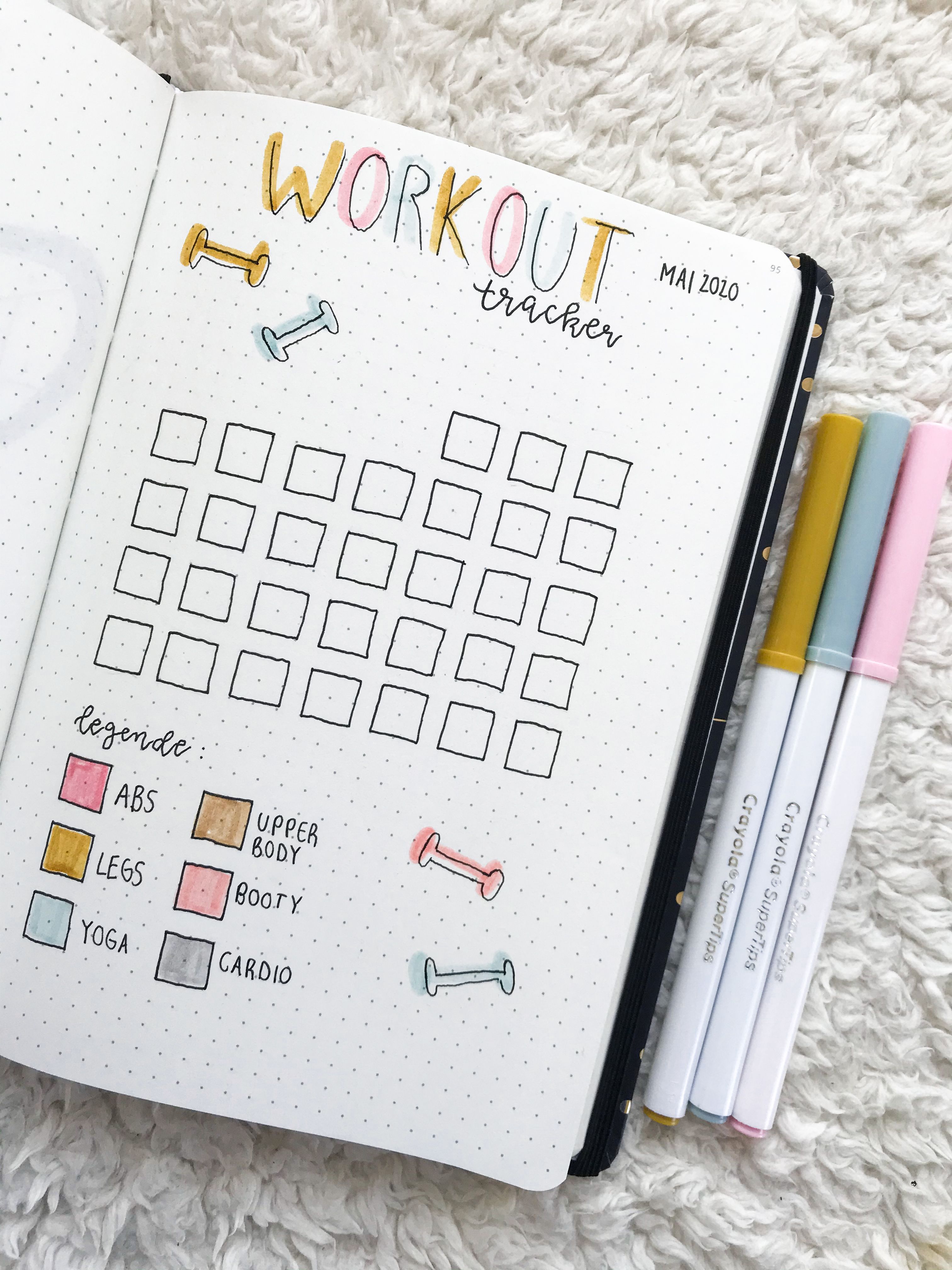 Workout Tracker Bullet Journal - Workout Tracker Bullet Journal -   22 fitness Journal bullet ideas