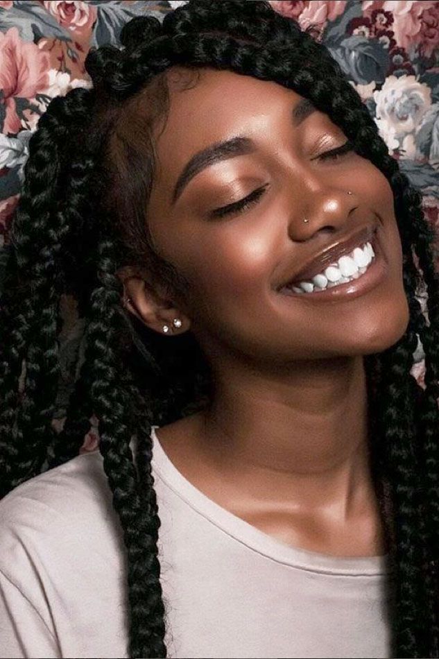 25 Beautiful Black Women Show Us How To Slay In Jumbo Braids - 25 Beautiful Black Women Show Us How To Slay In Jumbo Braids -   25 beauty Black women ideas