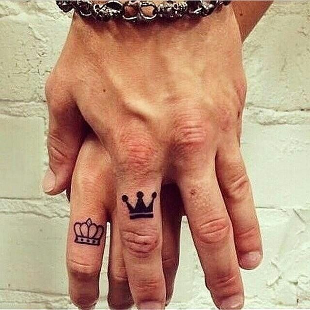 Tattoos on Instagram: “King & Queen couple tattoos! ?? Tattoo artist: @chrislighthouse @chrislighthouse ??” - Tattoos on Instagram: “King & Queen couple tattoos! ?? Tattoo artist: @chrislighthouse @chrislighthouse ??” -   10 fitness Couples tattoos ideas