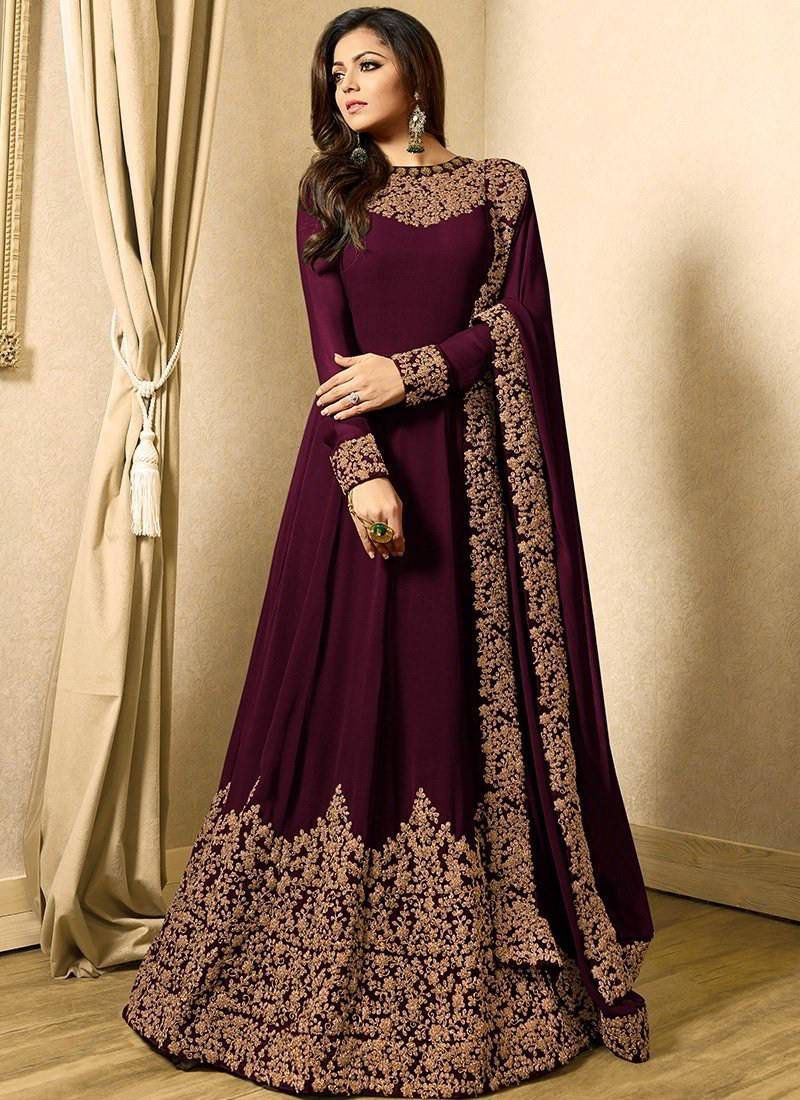 Embroidery work gown anarkali gown Pakistani style wedding dress indian Bollywood Style Designer gown cording work long maxi dress - Embroidery work gown anarkali gown Pakistani style wedding dress indian Bollywood Style Designer gown cording work long maxi dress -   12 style Dress pakistani ideas