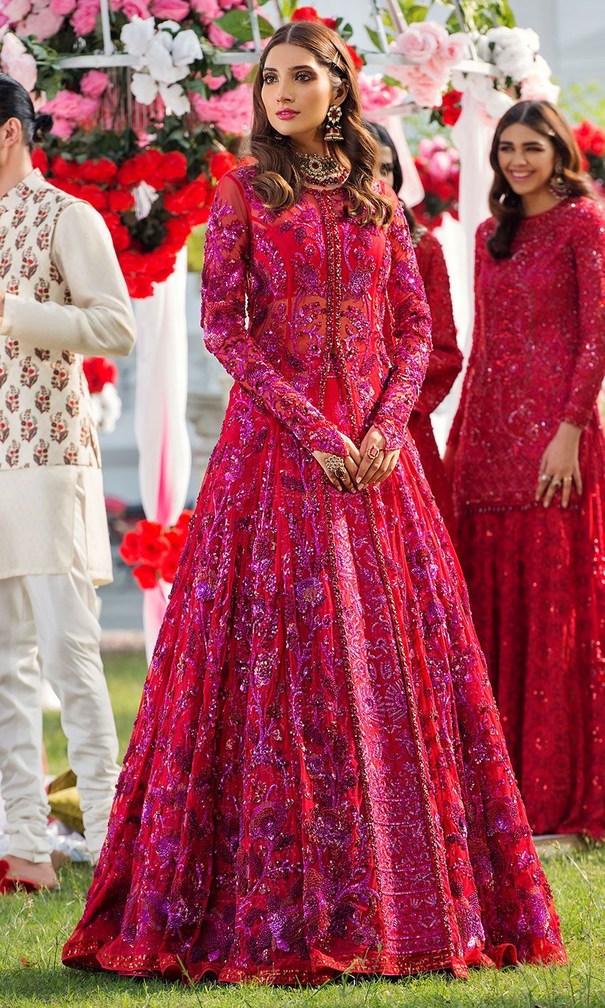 Buy Pakistani Bridal Dresses-Pakistani Red Bridal Frock for Wedding-Pakistani Bridal Wear - Buy Pakistani Bridal Dresses-Pakistani Red Bridal Frock for Wedding-Pakistani Bridal Wear -   12 style Dress pakistani ideas