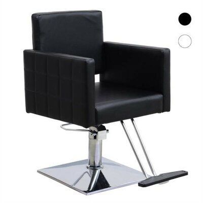 Symple Stuff Spring Street Classic Hydraulic Barber Leather Guest Chair - Symple Stuff Spring Street Classic Hydraulic Barber Leather Guest Chair -   13 beauty Spa reception ideas