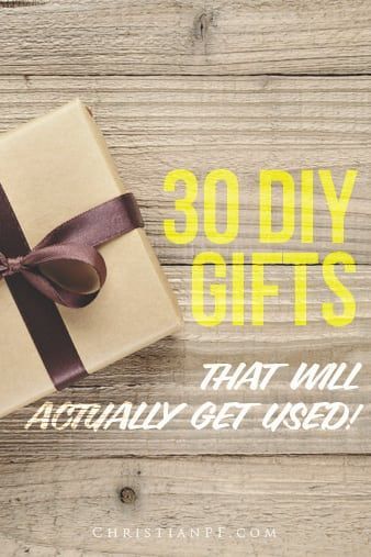 30 DIY Gifts That Will Actually Get used! - 30 DIY Gifts That Will Actually Get used! -   13 diy Gifts just because ideas