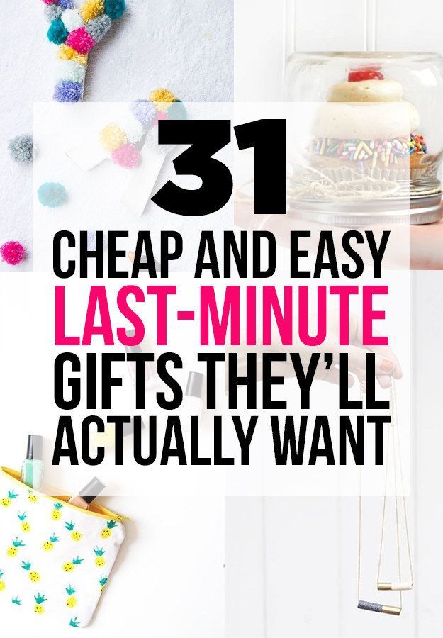 31 Cheap And Easy Last-Minute DIY Gifts They'll Actually Want - 31 Cheap And Easy Last-Minute DIY Gifts They'll Actually Want -   13 diy Gifts just because ideas