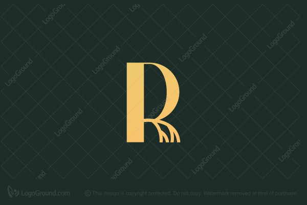 R Root Combination Symbol Logo - R Root Combination Symbol Logo -   beauty Logo symbols