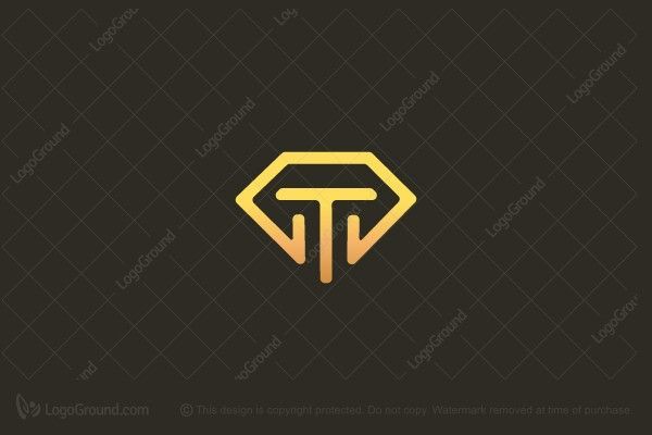 Diamond  T Combination Symbol Logo - Diamond  T Combination Symbol Logo -   14 beauty Logo symbols ideas