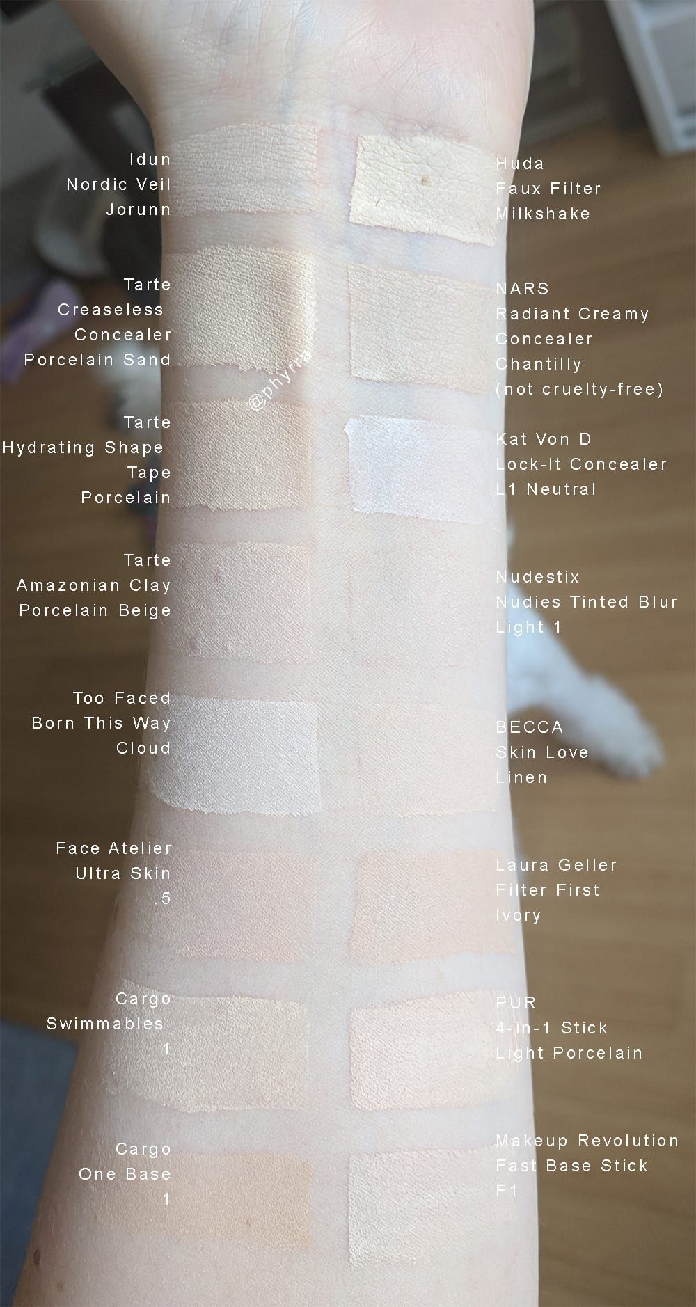 Pale Foundation Swatches - Swatches of new foundations for fair skin - Pale Foundation Swatches - Swatches of new foundations for fair skin -   14 beauty Makeup pale skin ideas