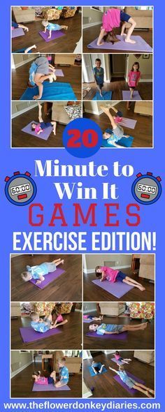 Minute to Win It Games: Exercise Edition! - The Flower Donkey - Minute to Win It Games: Exercise Edition! - The Flower Donkey -   15 fitness Challenge with friends ideas