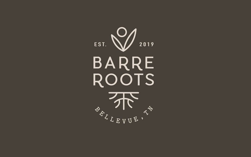 Barre Roots — Copperheart Creative - Barre Roots — Copperheart Creative -   15 heart fitness Logo ideas