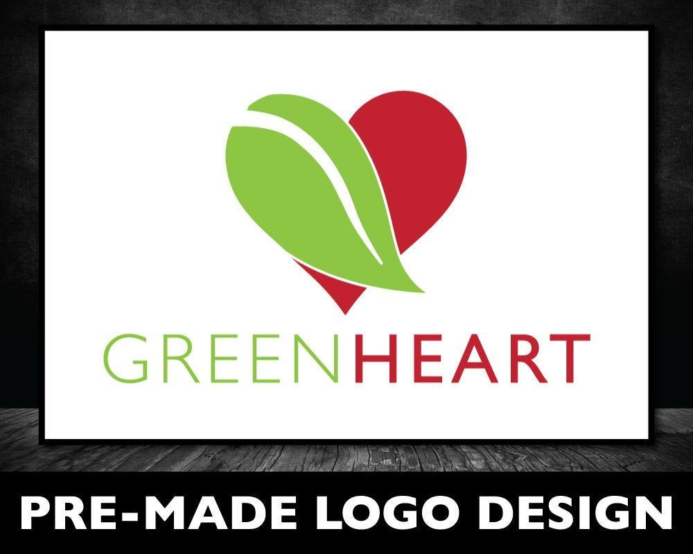 Organic Logo Design  Health & Nutrition Logo  Fitness Logo  | Etsy - Organic Logo Design  Health & Nutrition Logo  Fitness Logo  | Etsy -   15 heart fitness Logo ideas
