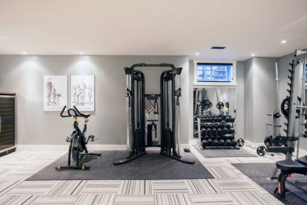 53 Awesome Basement Ideas [2020 Inspiration Guide] - 53 Awesome Basement Ideas [2020 Inspiration Guide] -   15 private fitness Room ideas
