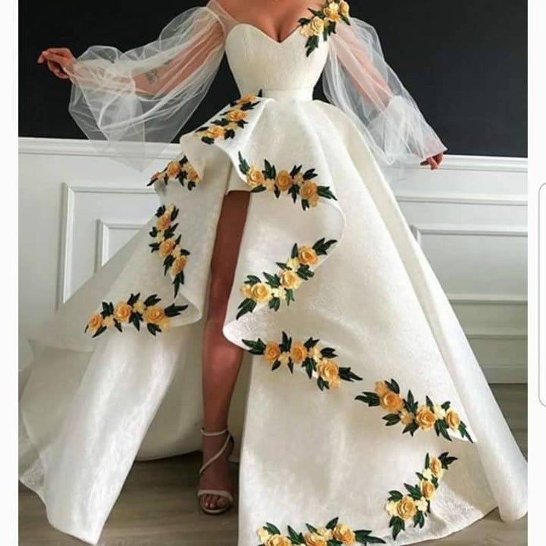 White African wedding ball dress,African wedding cape dress,Nigeria wedding dress,African mermaid prom dress,African clothing for women - White African wedding ball dress,African wedding cape dress,Nigeria wedding dress,African mermaid prom dress,African clothing for women -   15 style Dress long ideas