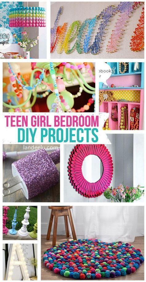 Teen Girl Bedroom DIY Projects | landeelu.com - Teen Girl Bedroom DIY Projects | landeelu.com -   16 diy Bedroom decor for teens ideas