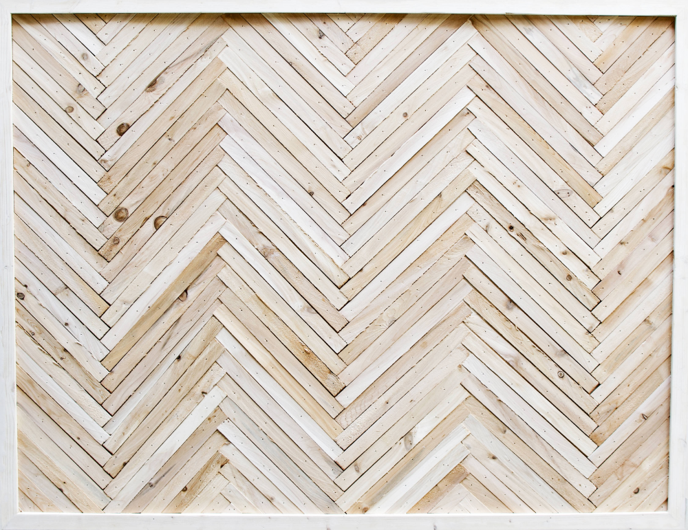 How to build a DIY herringbone headboard with wood shims - Building Our Rez - How to build a DIY herringbone headboard with wood shims - Building Our Rez -   16 diy Headboard herringbone ideas